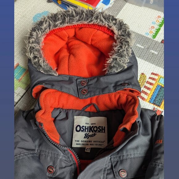 All 3 Bundle Oshkosh, Zara, Children's Place Winter Jacket 2T - 3T - Picture 4 of 12